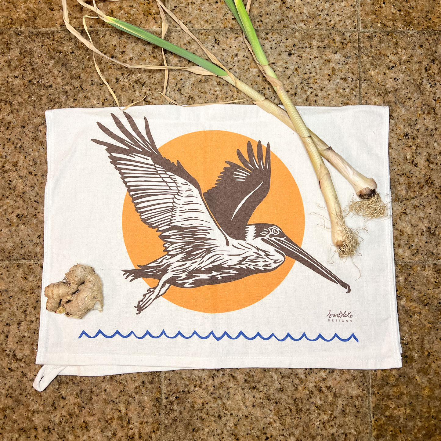 Above the Tide- Tea Towel