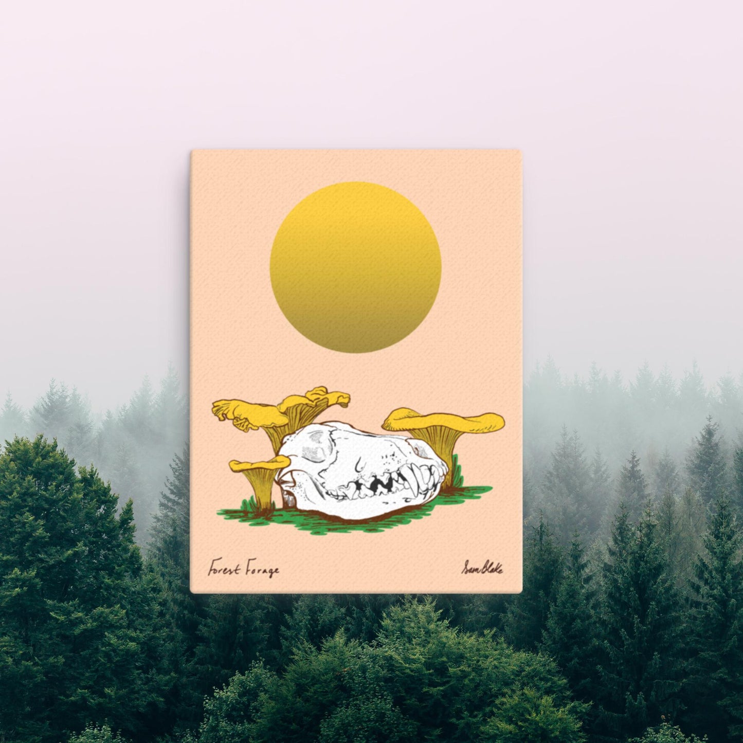 Forest Forage- Canvas Print