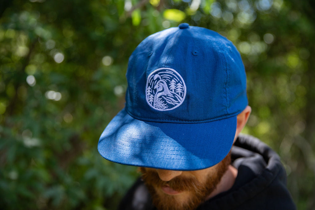 Quail 6 Panel- Hemp Blend- Navy