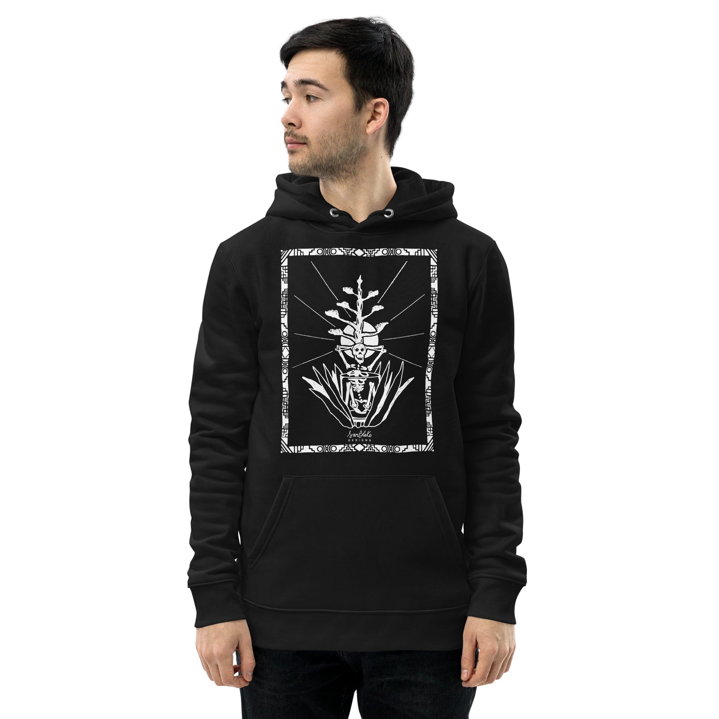 Last Sip- White- Unisex organic hoodie