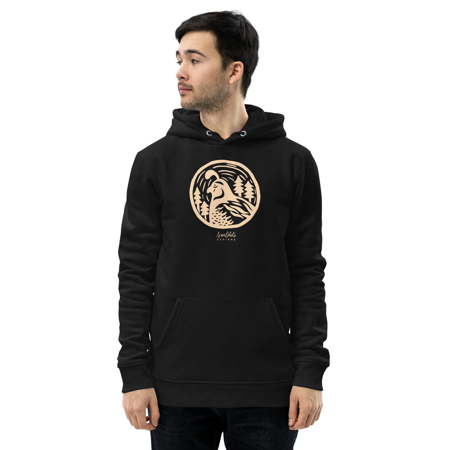CA Quail- Unisex organic hoodie