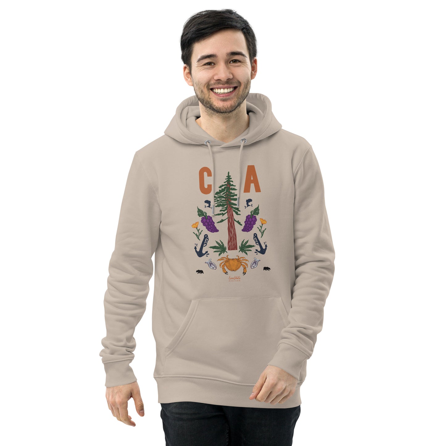 CA Icons- Unisex organic hoodie