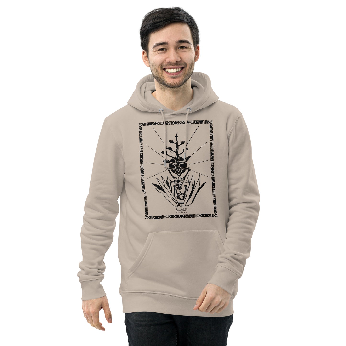 Last Sip- Black- Unisex organic hoodie