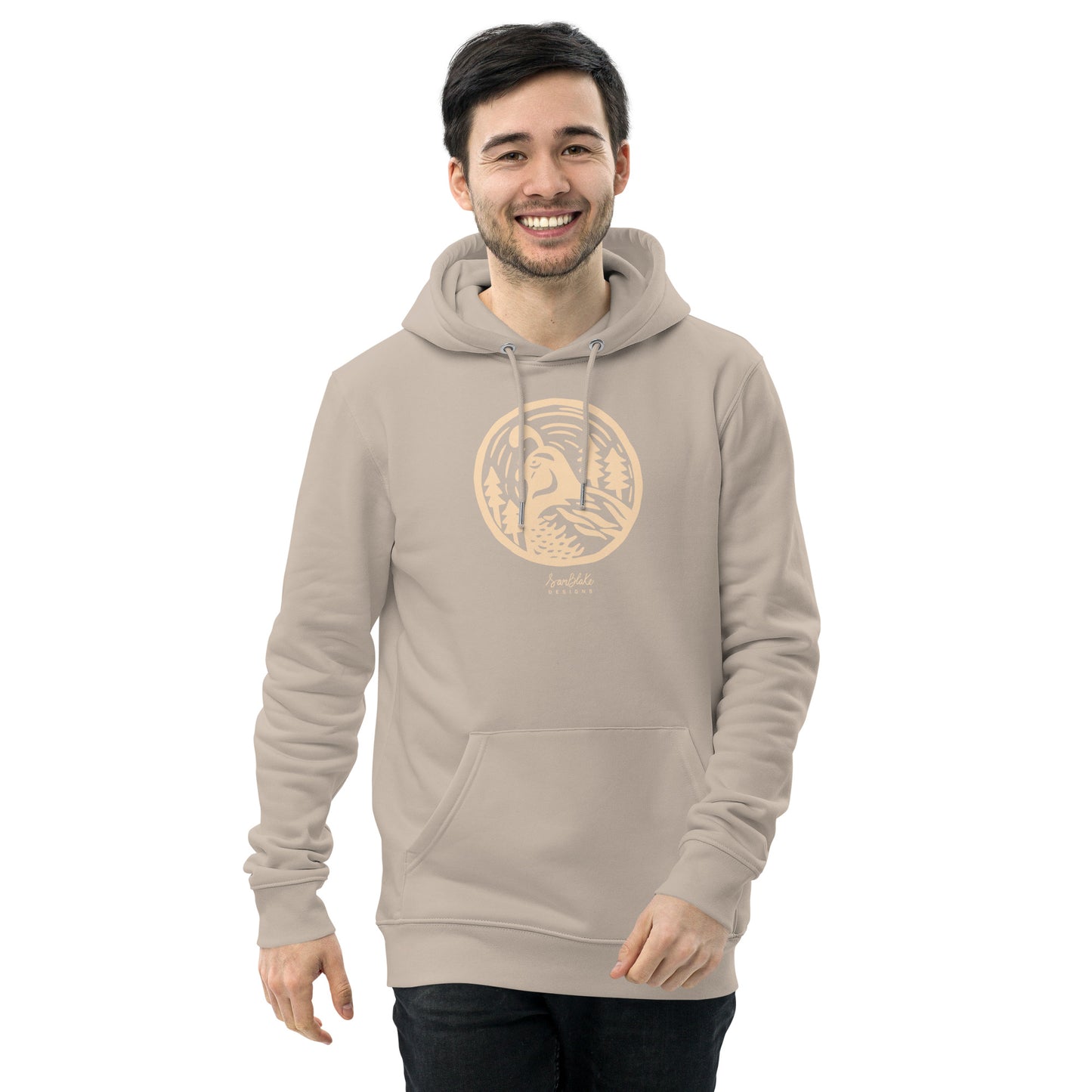 CA Quail- Unisex organic hoodie