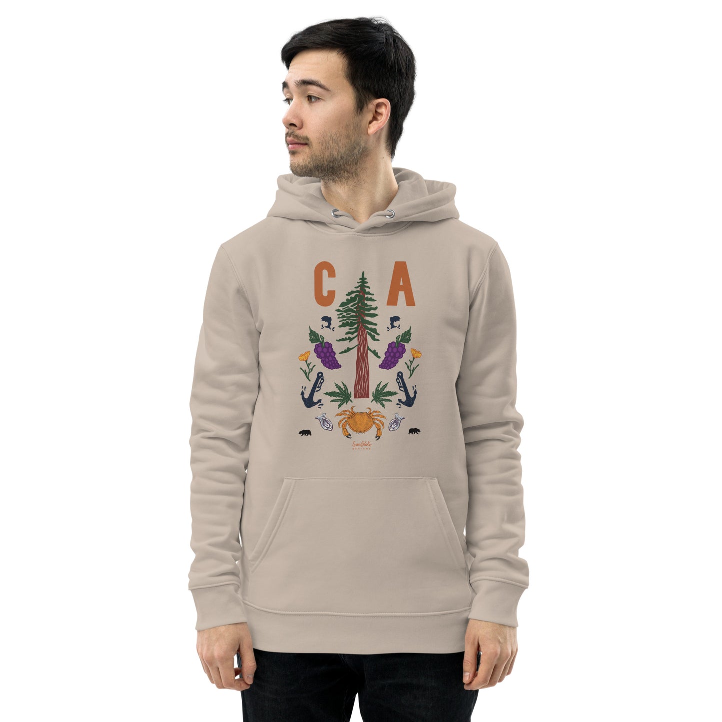 CA Icons- Unisex organic hoodie