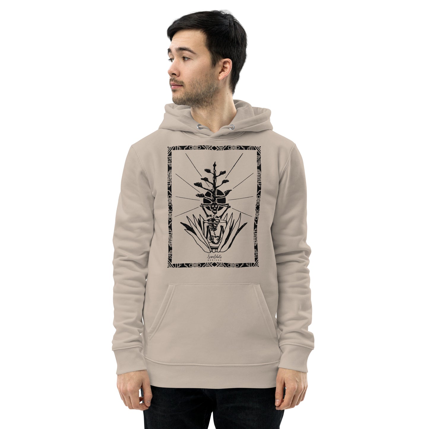 Last Sip- Black- Unisex organic hoodie