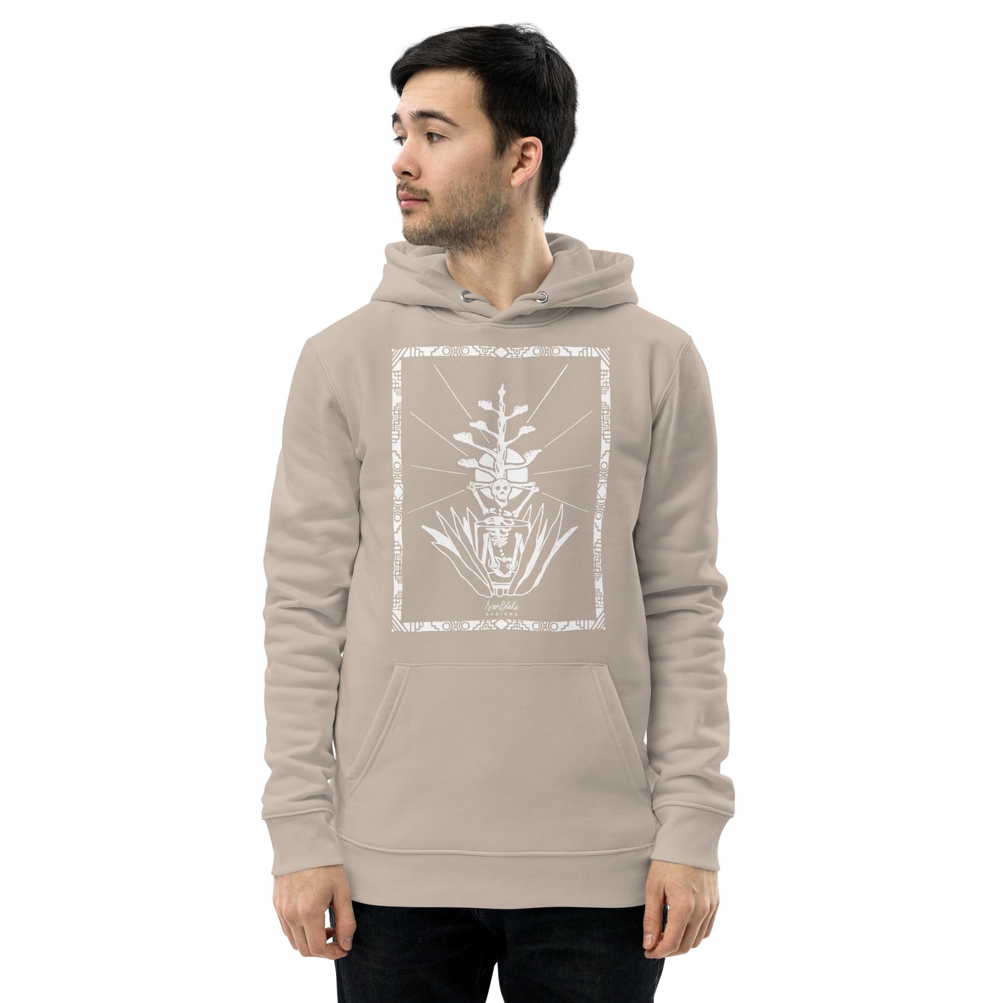 Last Sip- White- Unisex organic hoodie