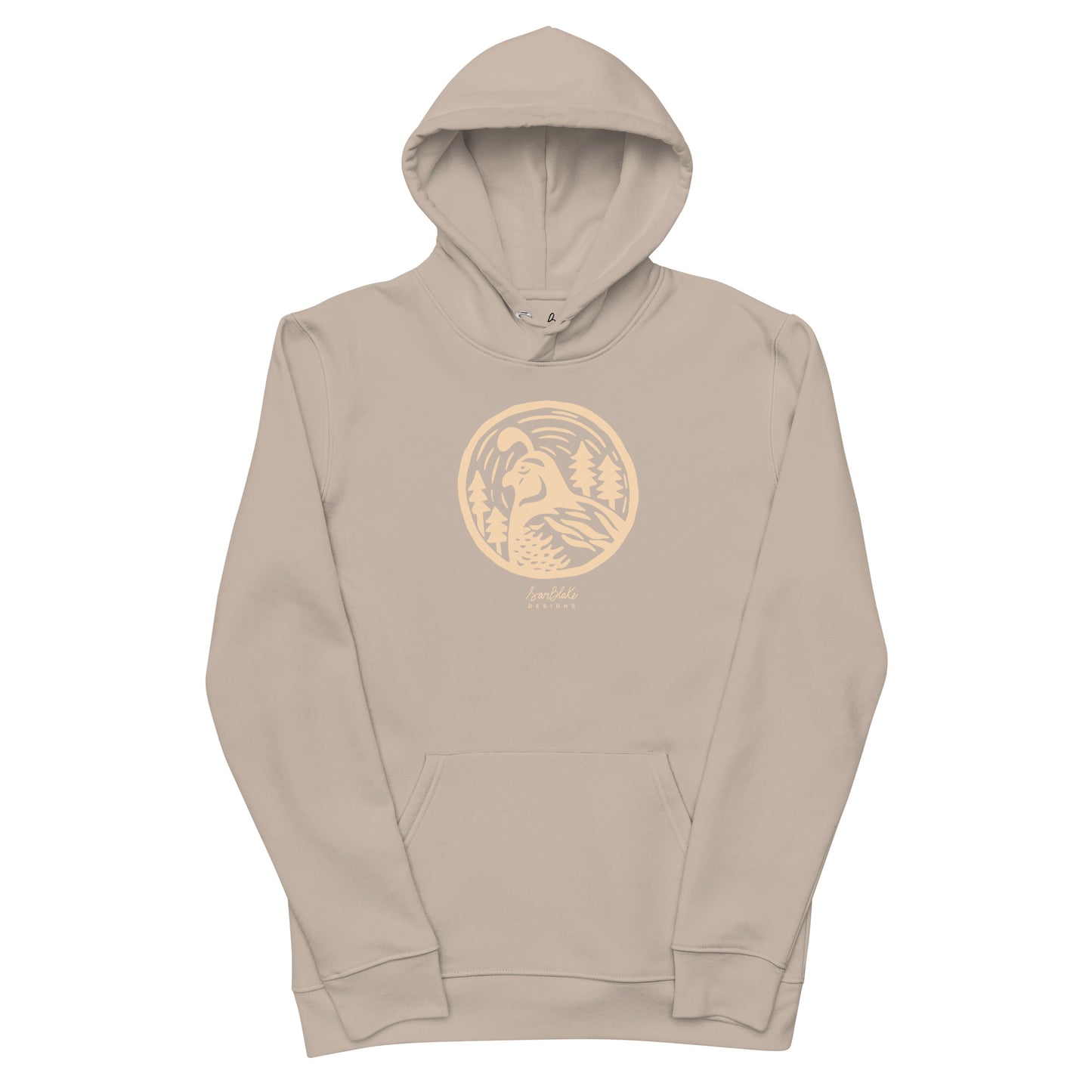 CA Quail- Unisex organic hoodie