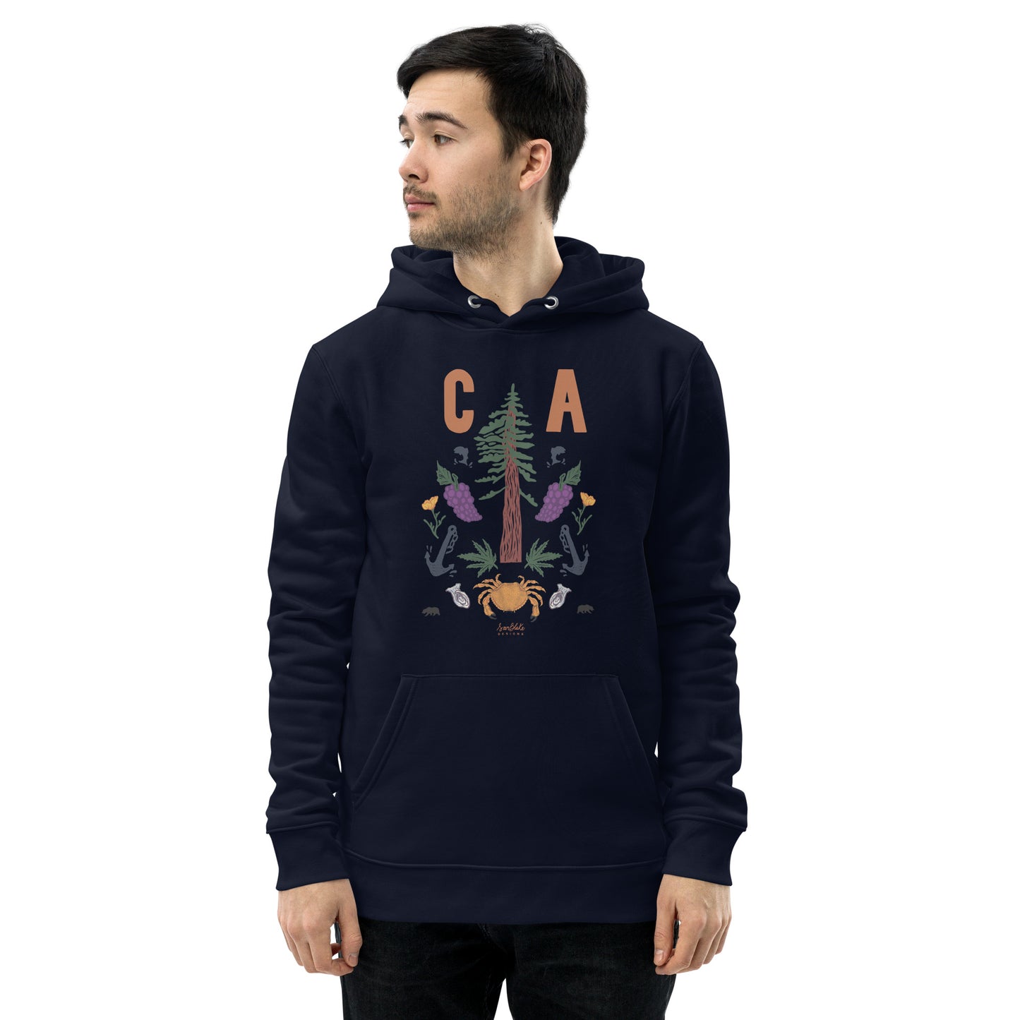 CA Icons- Unisex organic hoodie