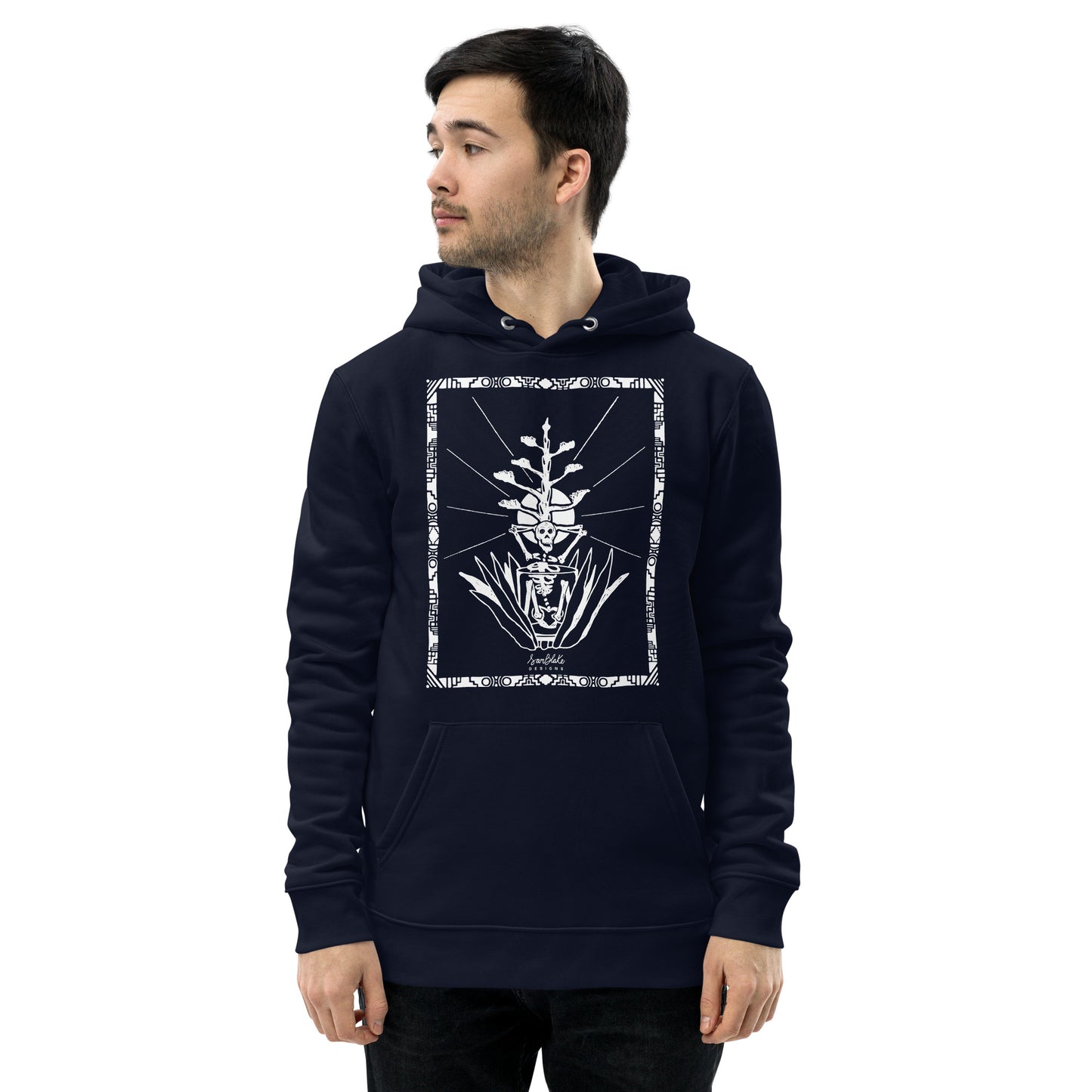Last Sip- White- Unisex organic hoodie