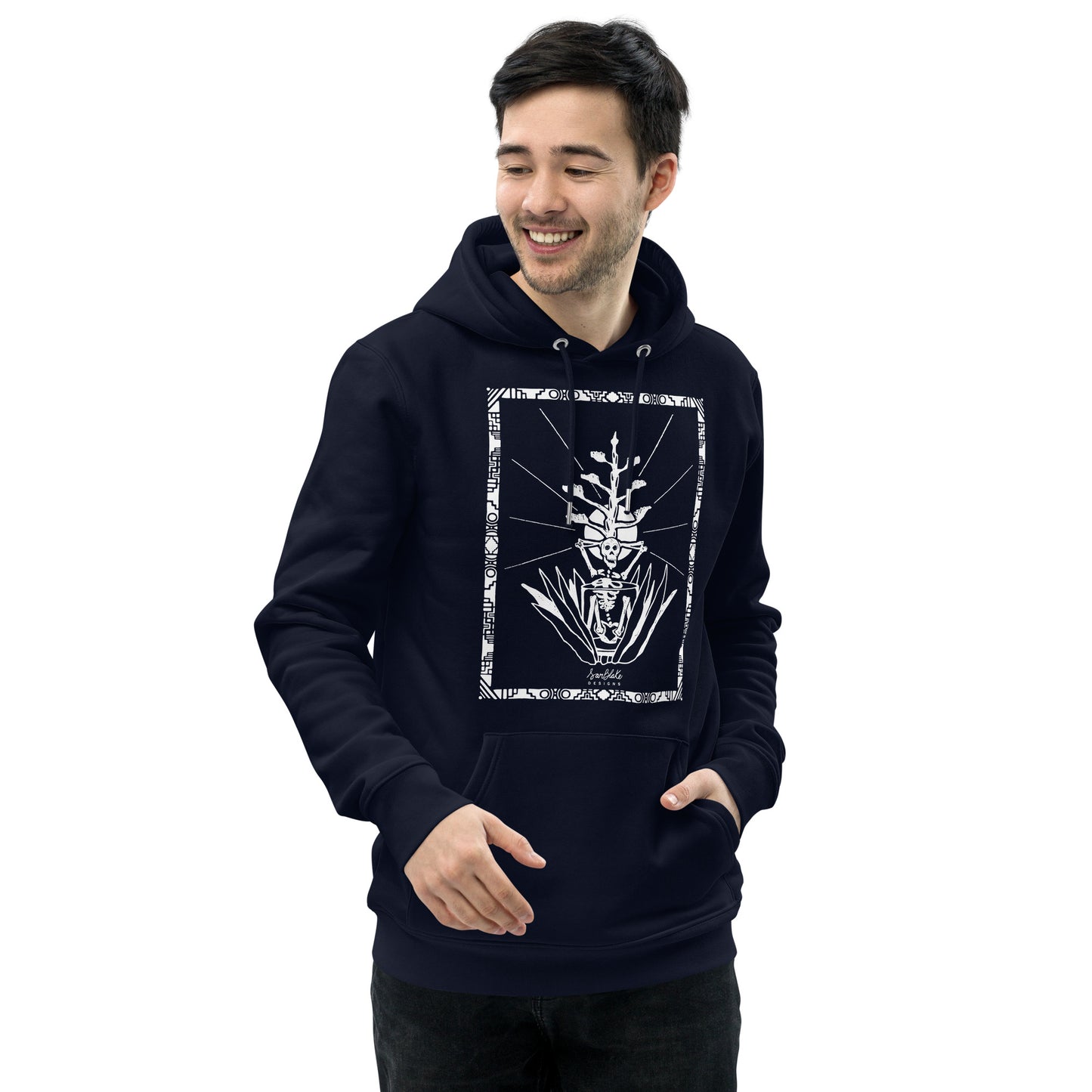 Last Sip- White- Unisex organic hoodie