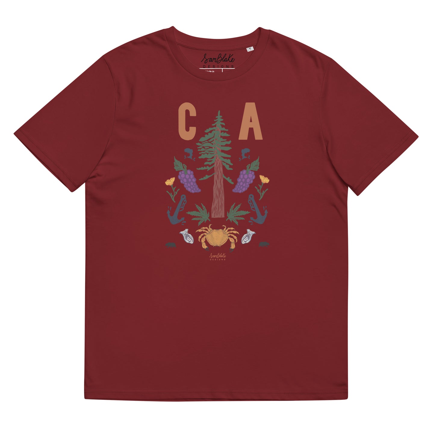 CA Icons- Unisex organic cotton t-shirt