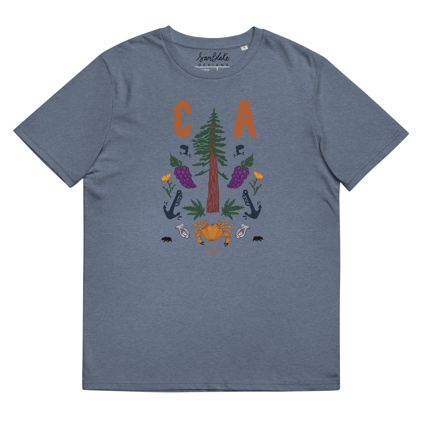CA Icons- Unisex organic cotton t-shirt