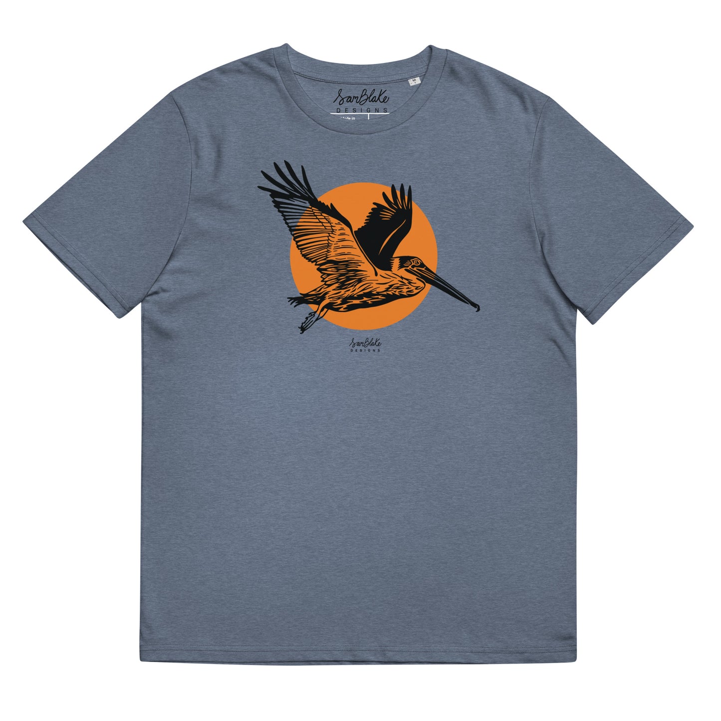 Pelican 1- Unisex organic cotton t-shirt