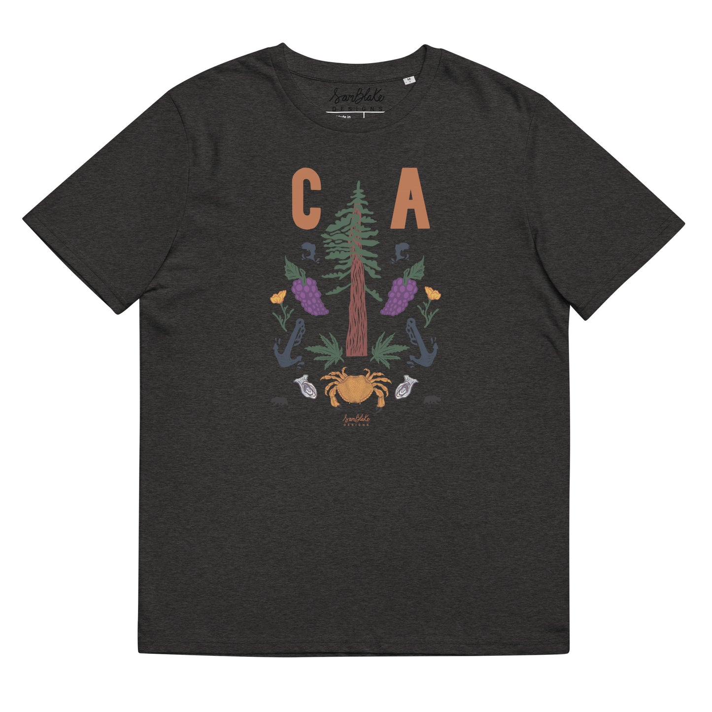 CA Icons- Unisex organic cotton t-shirt