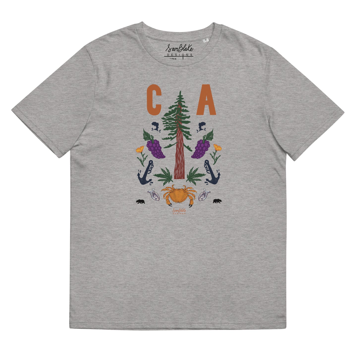 CA Icons- Unisex organic cotton t-shirt
