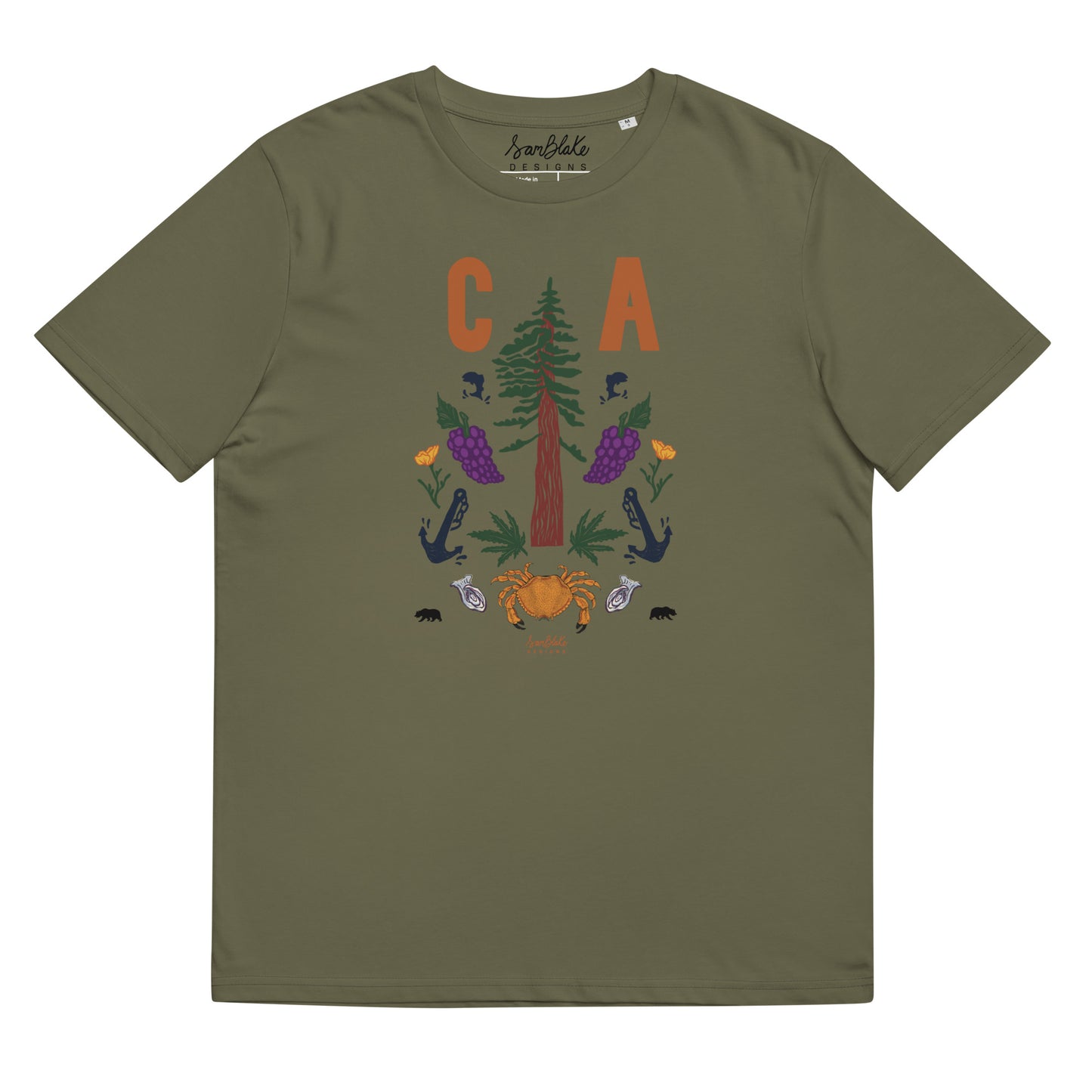 CA Icons- Unisex organic cotton t-shirt