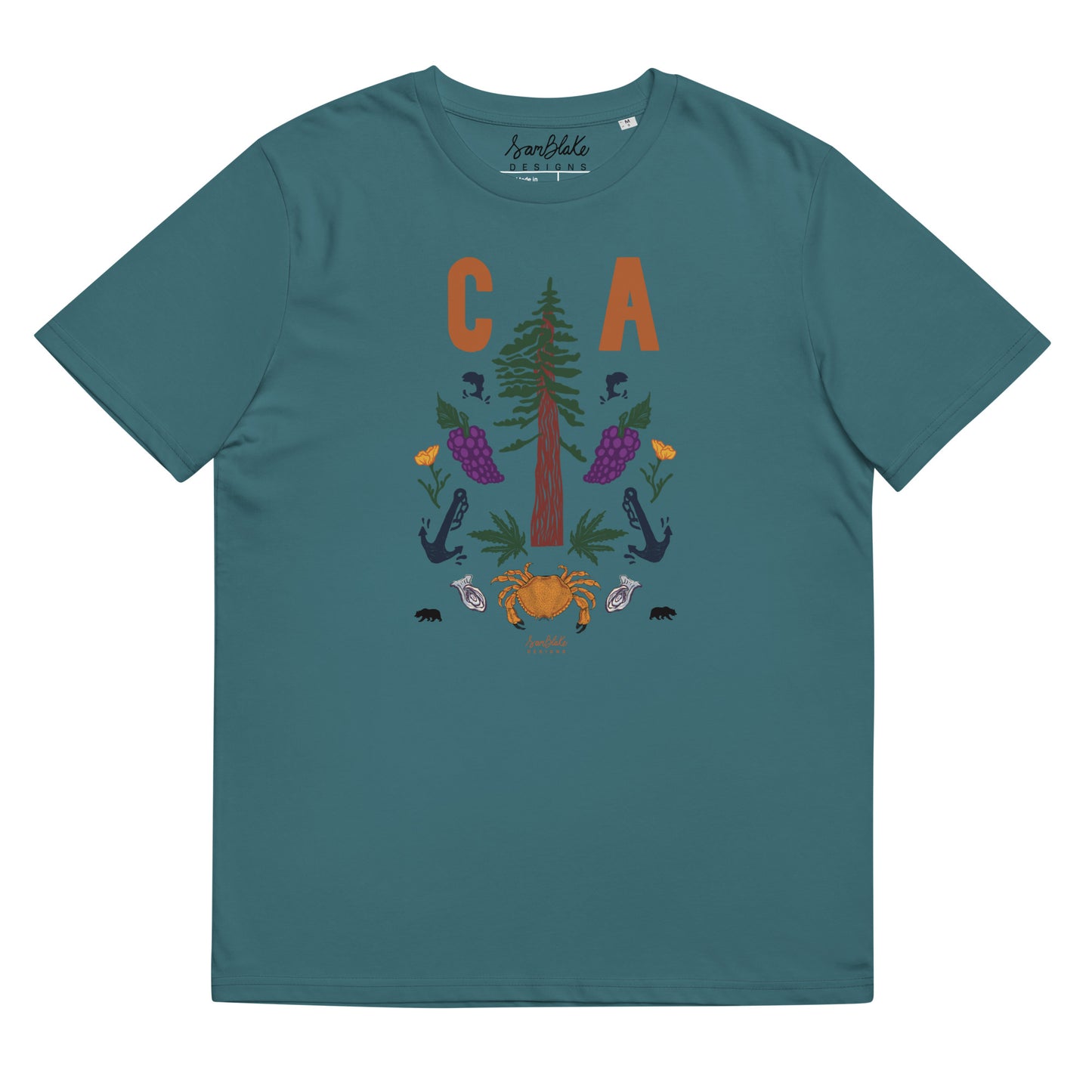 CA Icons- Unisex organic cotton t-shirt