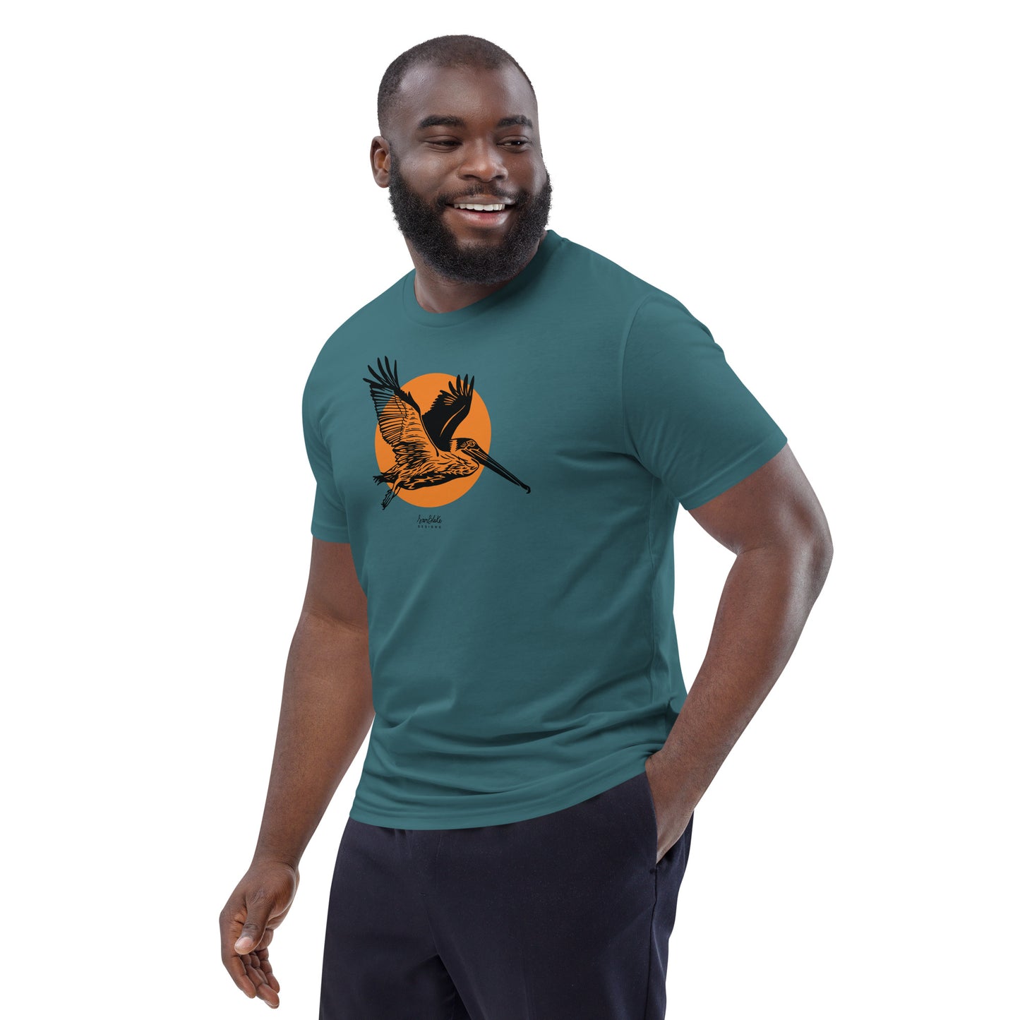 Pelican 1- Unisex organic cotton t-shirt
