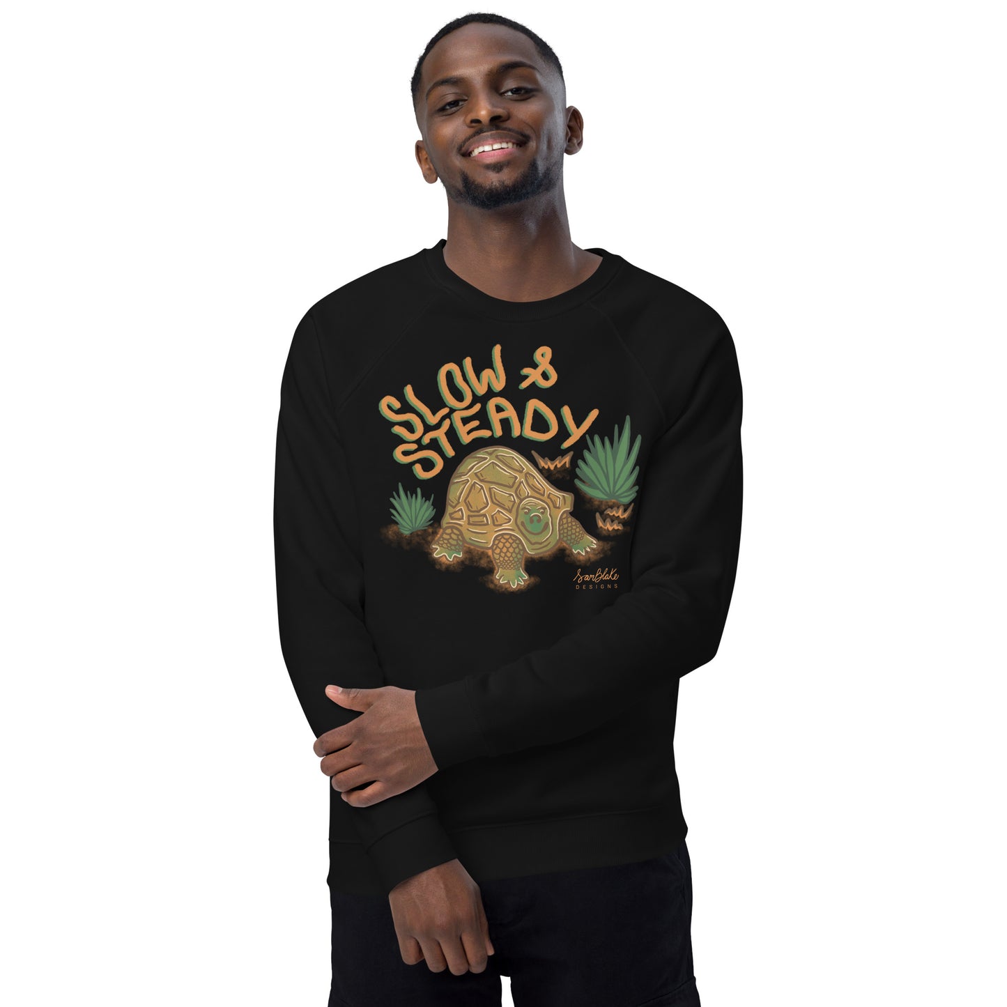Slow & Steady- Unisex organic pullover