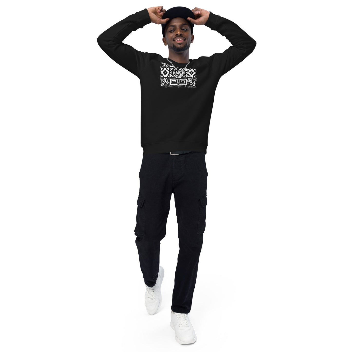 Quail Pattern- Unisex organic pullover