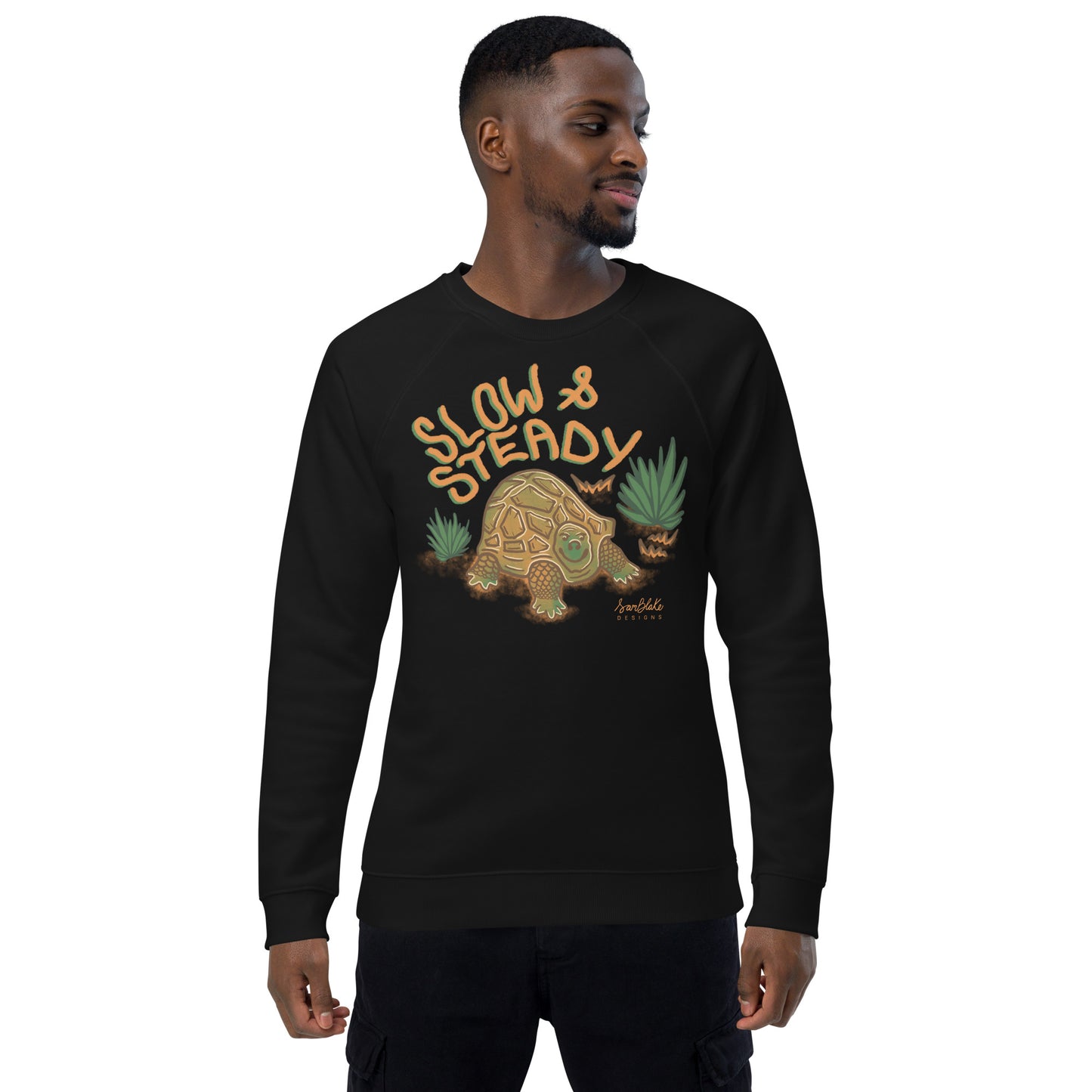 Slow & Steady- Unisex organic pullover