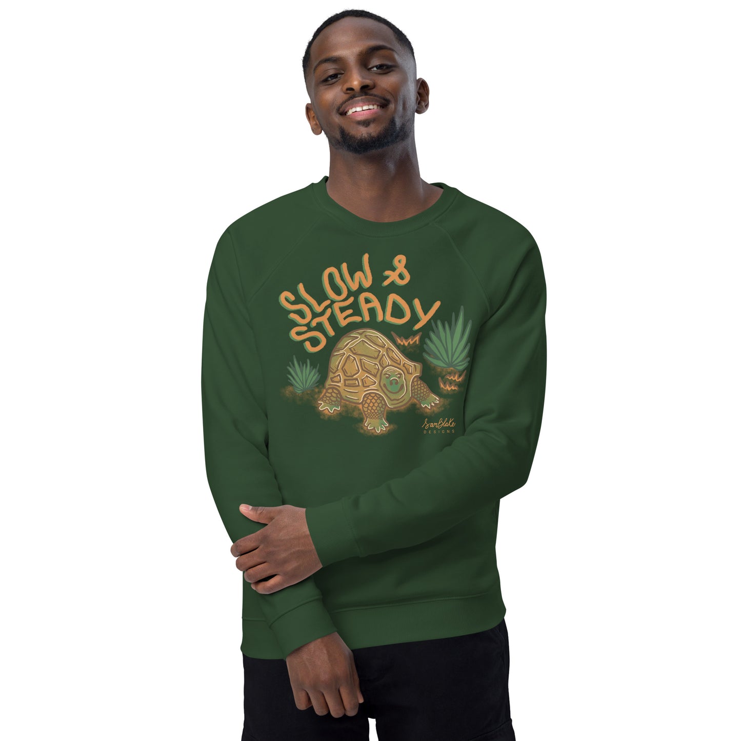 Slow & Steady- Unisex organic pullover