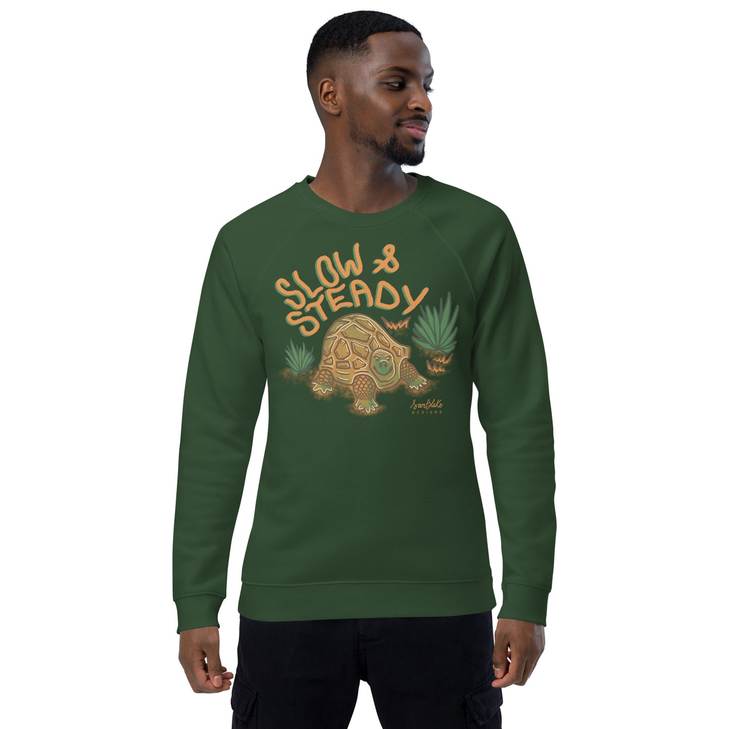Slow & Steady- Unisex organic pullover