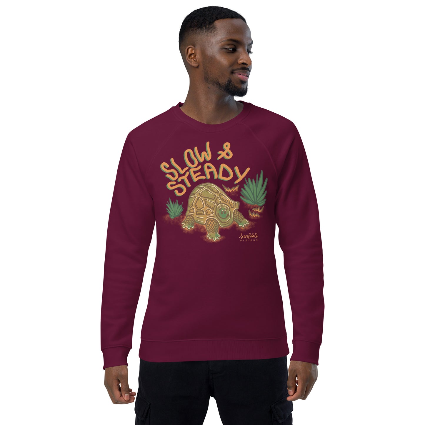 Slow & Steady- Unisex organic pullover