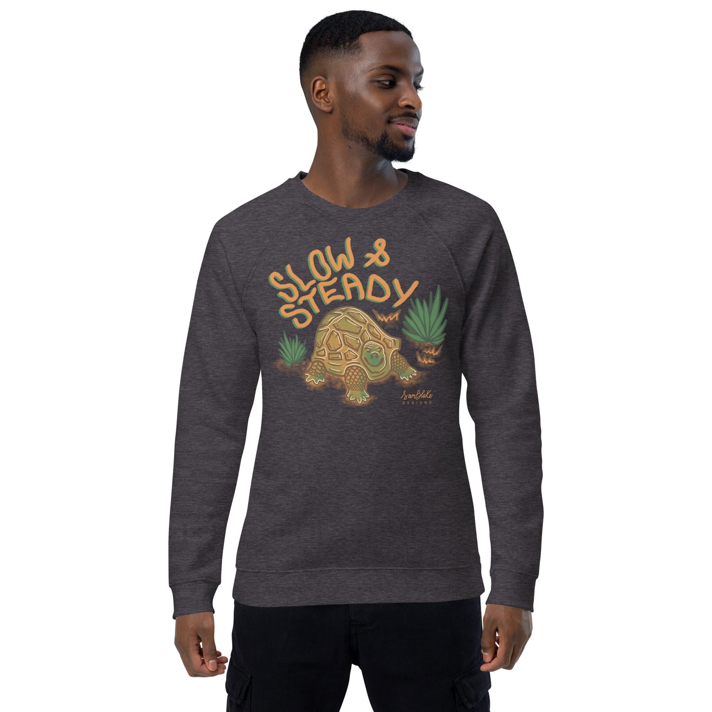 Slow & Steady- Unisex organic pullover