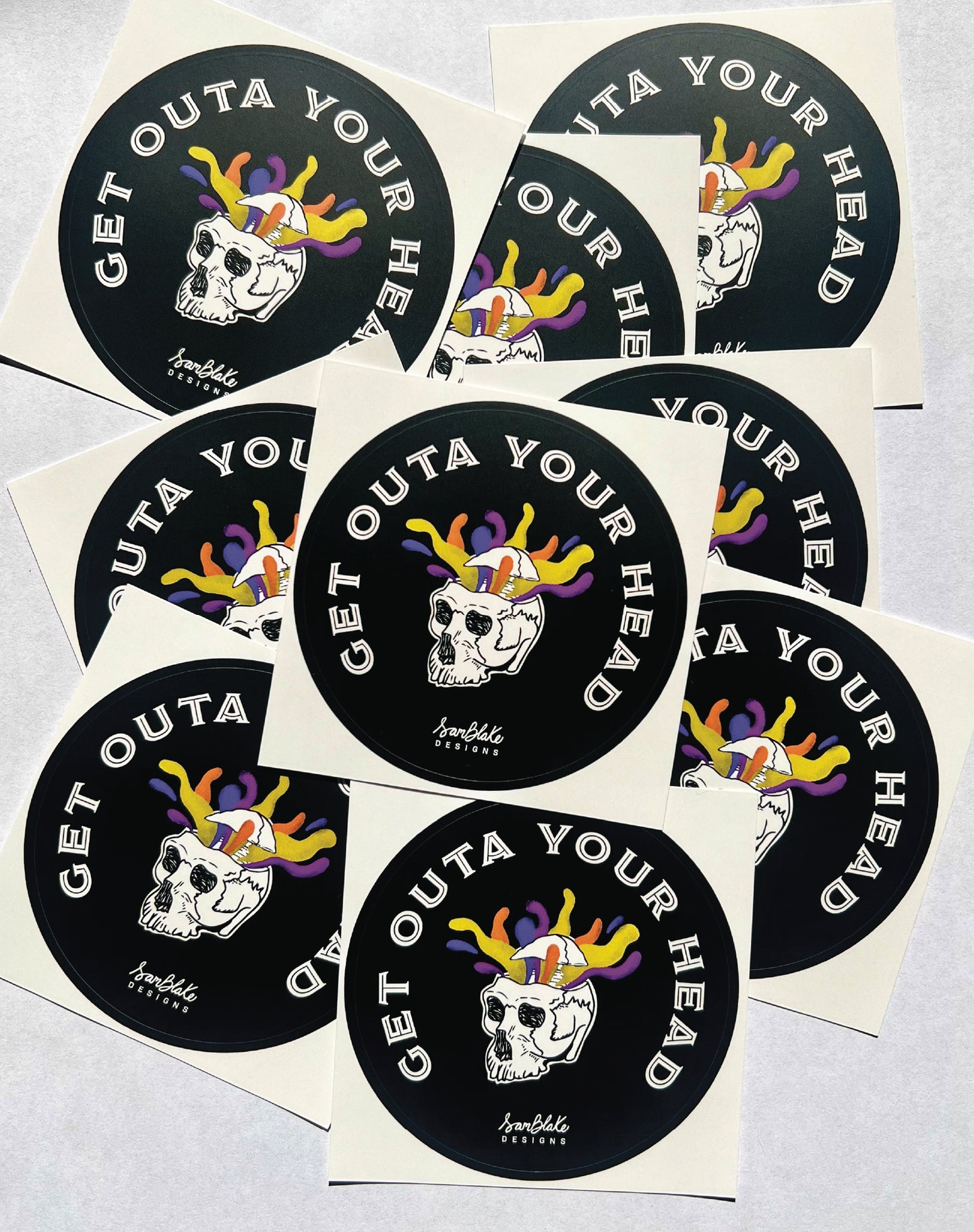 Get out of your head- Sticker