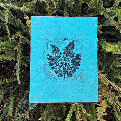 At Home- Block Print