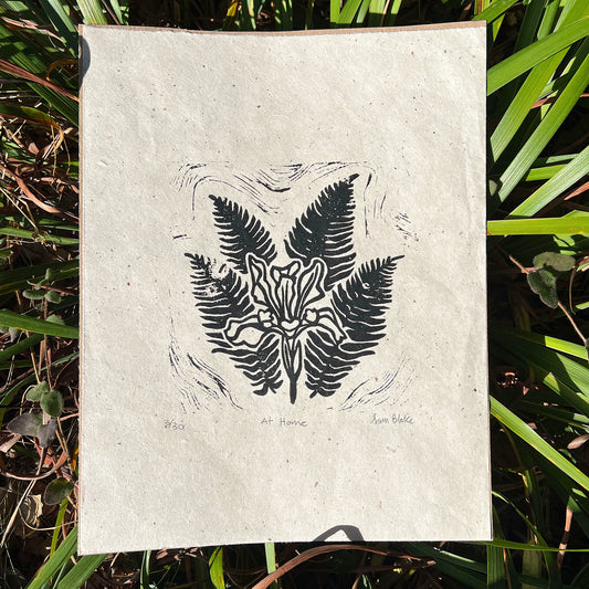 At Home- Block Print