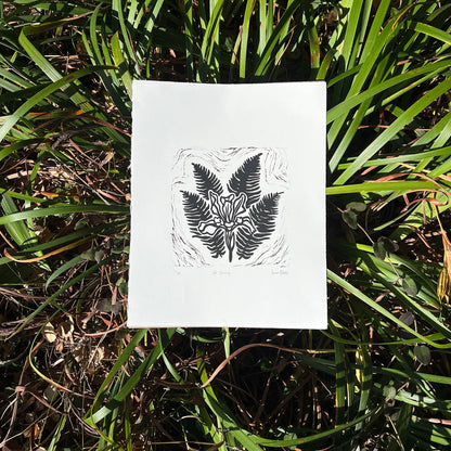 At Home- Block Print