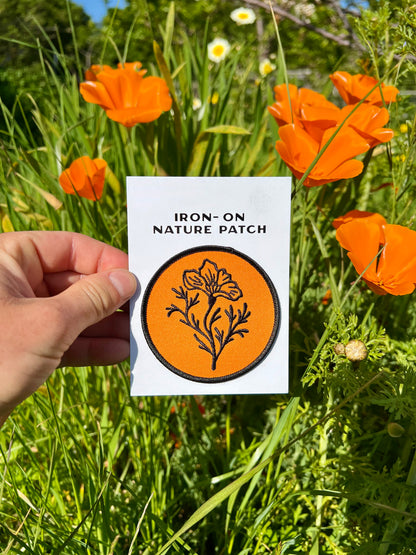 California Poppy Patch 3x3"