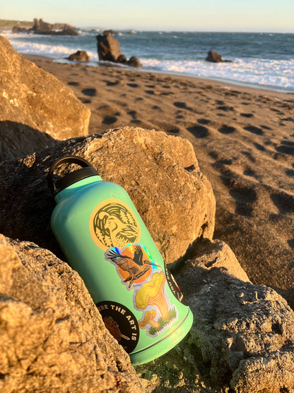 Golden Chanterelle- Holographic Sticker