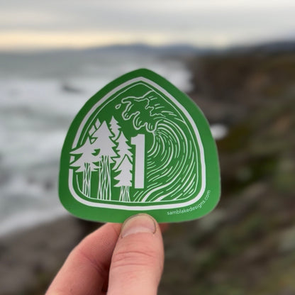 highway 1 sticker bodega bay