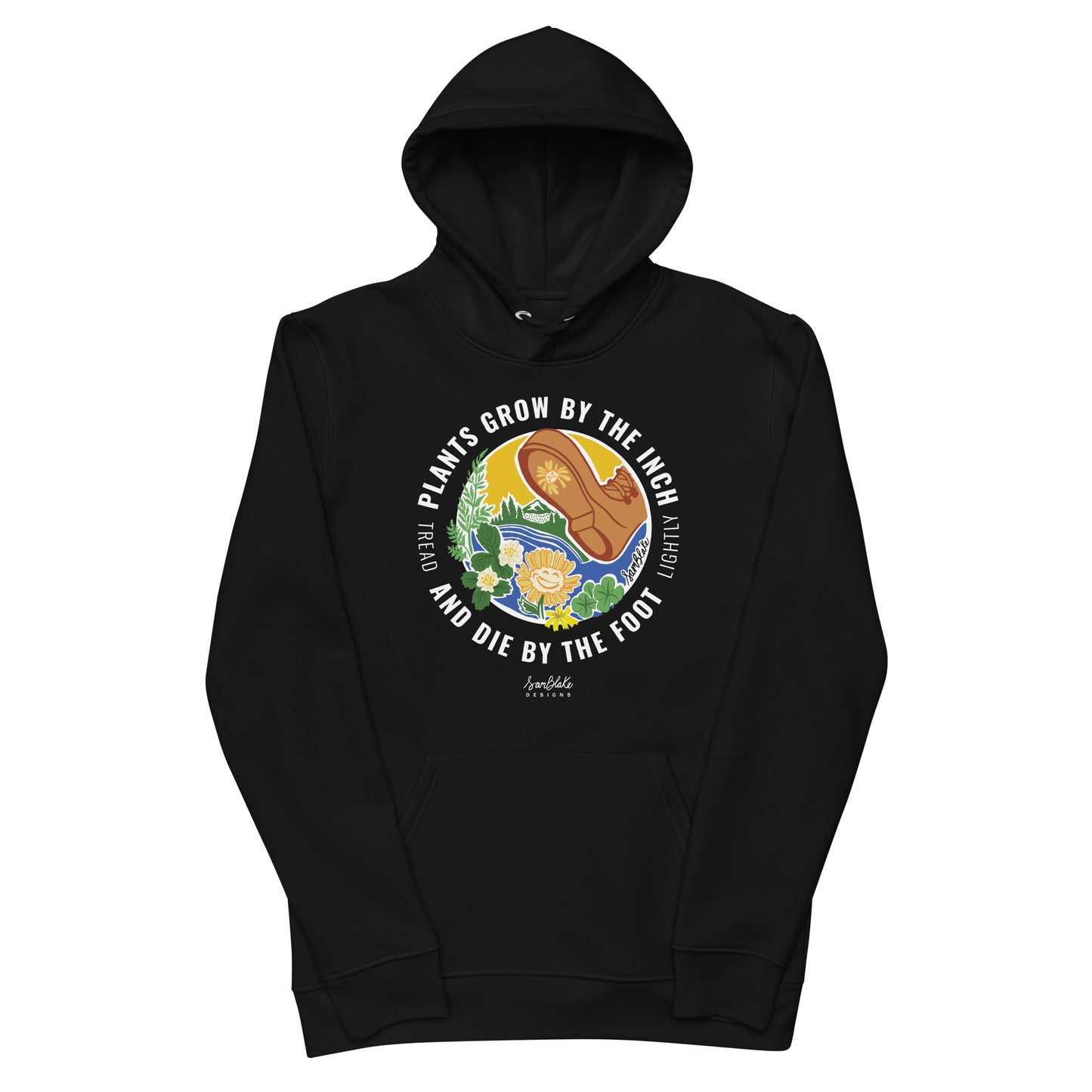 Tread Lightly- Unisex organic hoodie