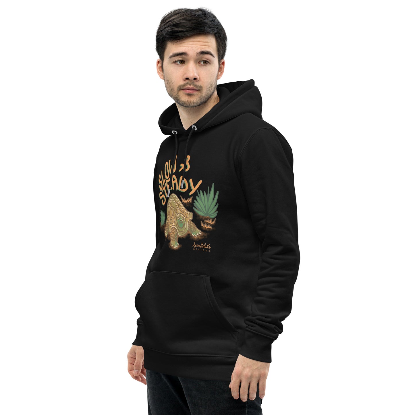 Slow & Steady- Unisex organic hoodie
