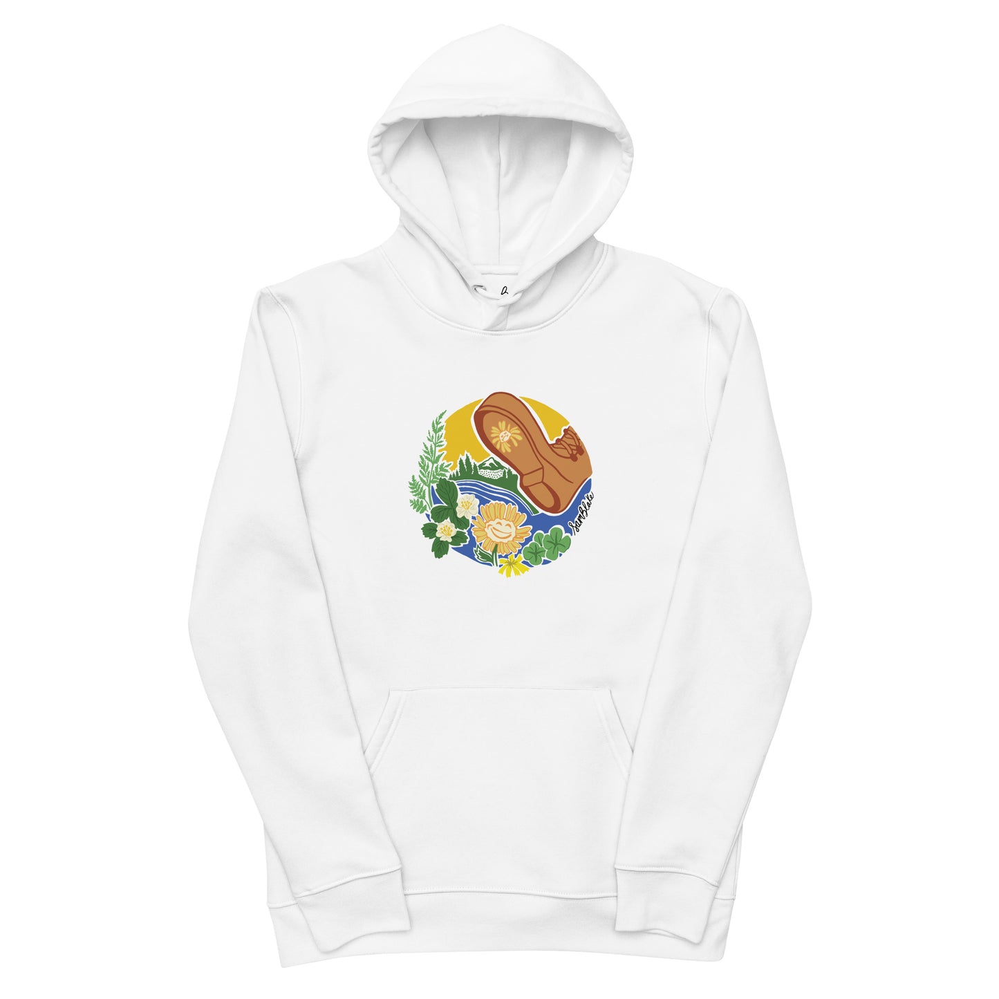 Tread Lightly- Unisex organic hoodie