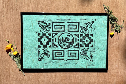 Patterns of Nature- Quail & Poppy